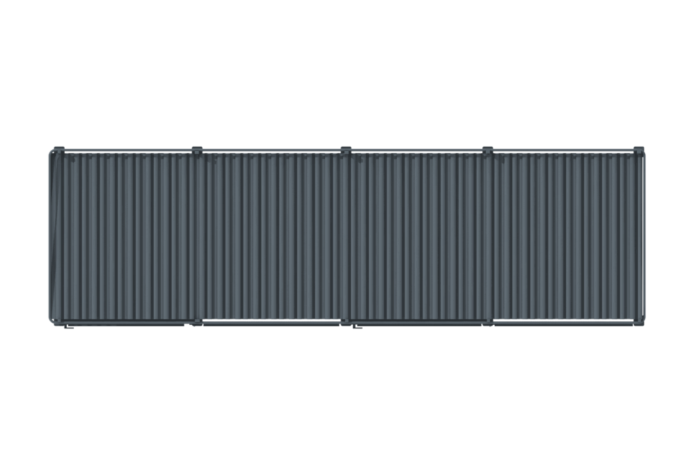 Навес над мусорными баками (4 контейнер) "Premium" МК-13 — изображение 2