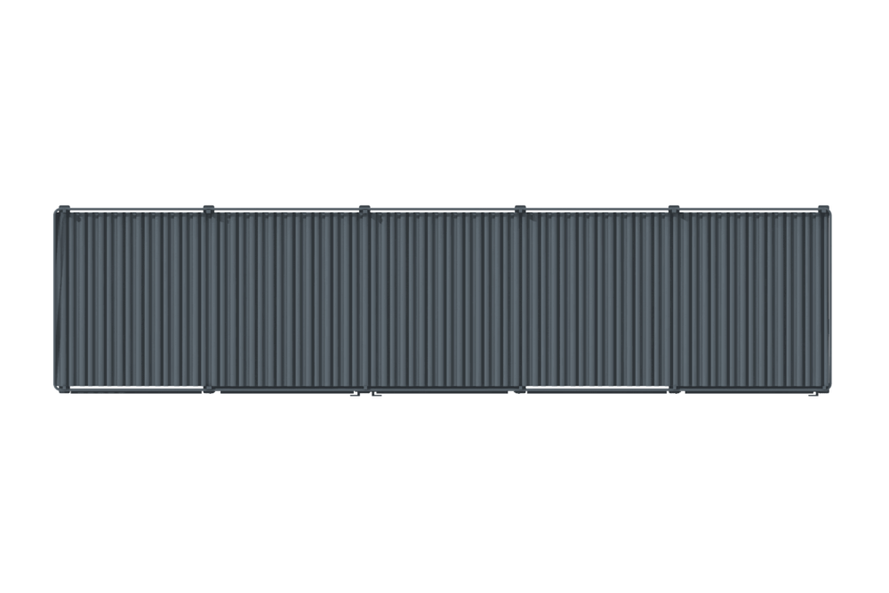 Навес над мусорными баками (5 контейнер) "Premium" МК-15 — изображение 2